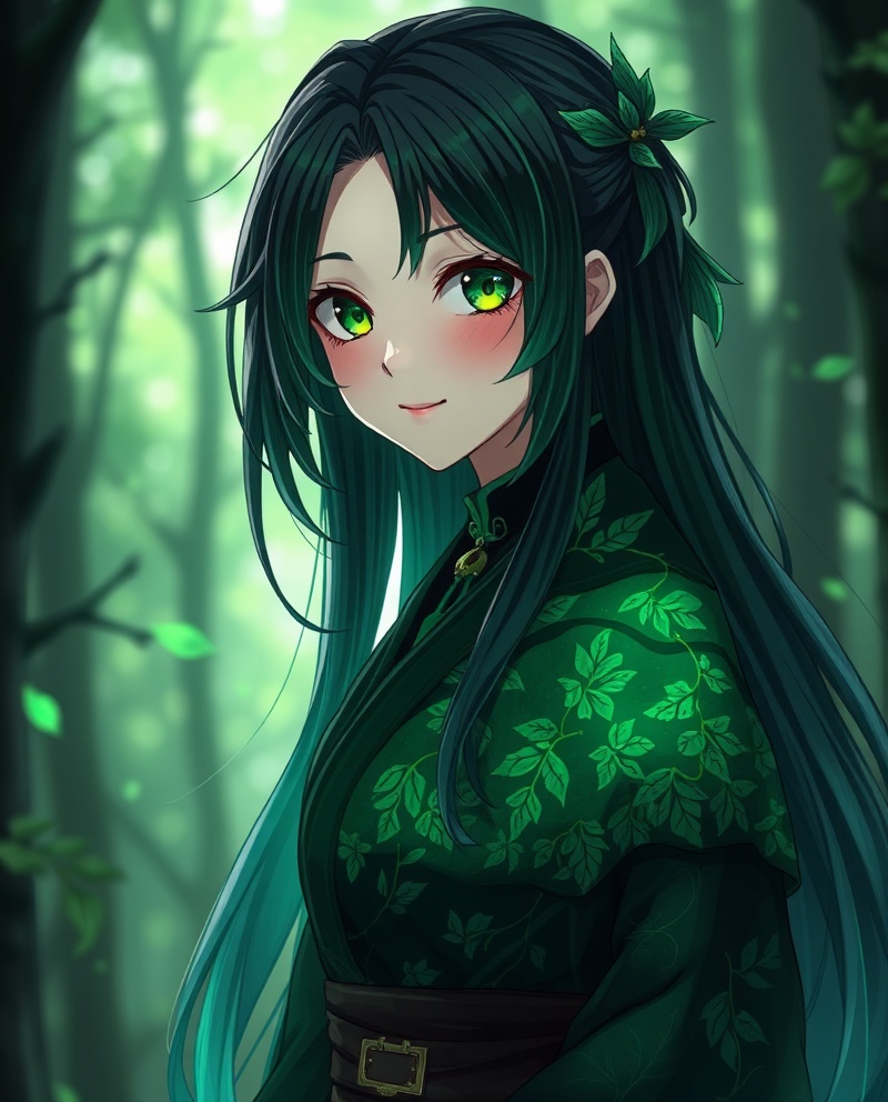 幻尘 - 自然系法师角色立绘