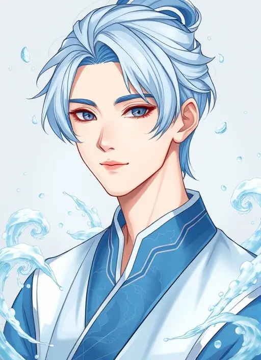 水月 - 水系法师角色立绘