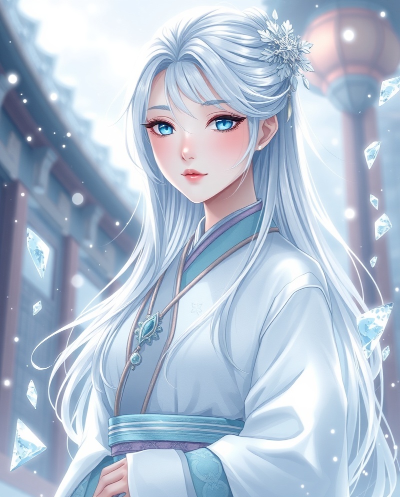 雪月 - 冰系仙子角色立绘